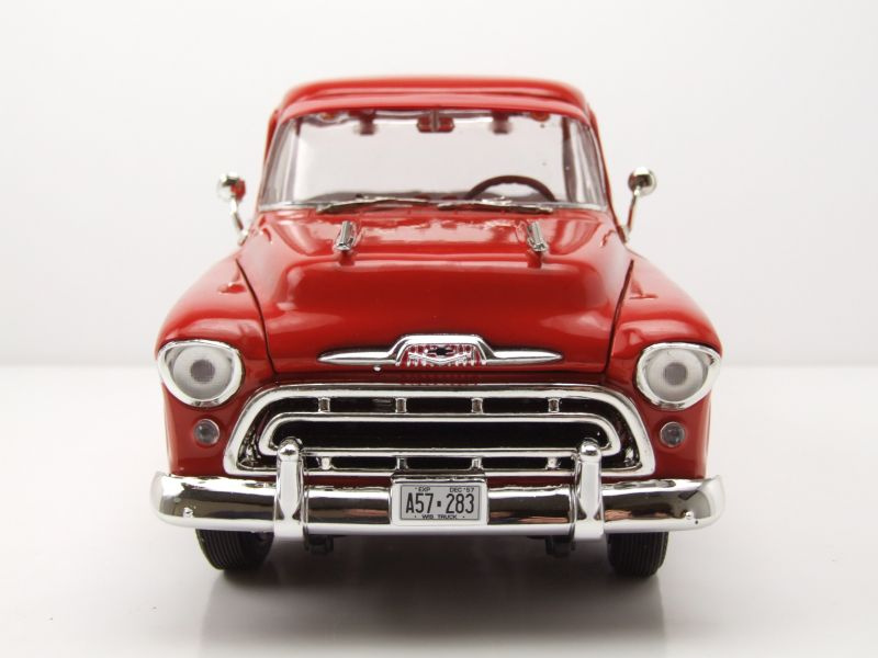 Chevrolet Cameo Pick Up Miller High Life 1957 rot weiß Modellauto 1:18 Auto World