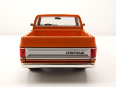 Chevrolet C-10 Pick Up 1985 orange grau Modellauto 1:24 Jada Toys