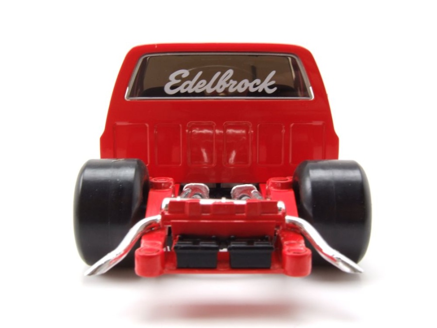 Modellino M2 Machines 1:24 Chevrolet Cheyenne 10 Edelbrock Del 1973, Colore Rosso Fiammante!