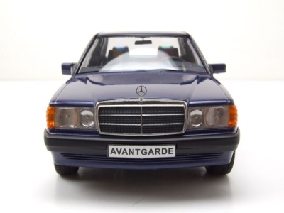 Mercedes 190 E 2.3 Avantgarde W201 1993 blau metallic Modellauto 1:18 Triple9