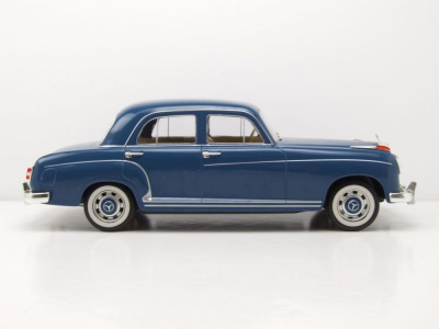 Mercedes 220 S Limousine 1956 blau Modellauto 1:18 KK Scale