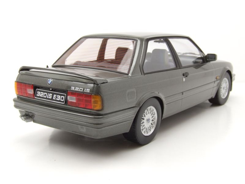 BMW 320 iS E30 Italo M3 1989 grau Modellauto 1:18 KK Scale