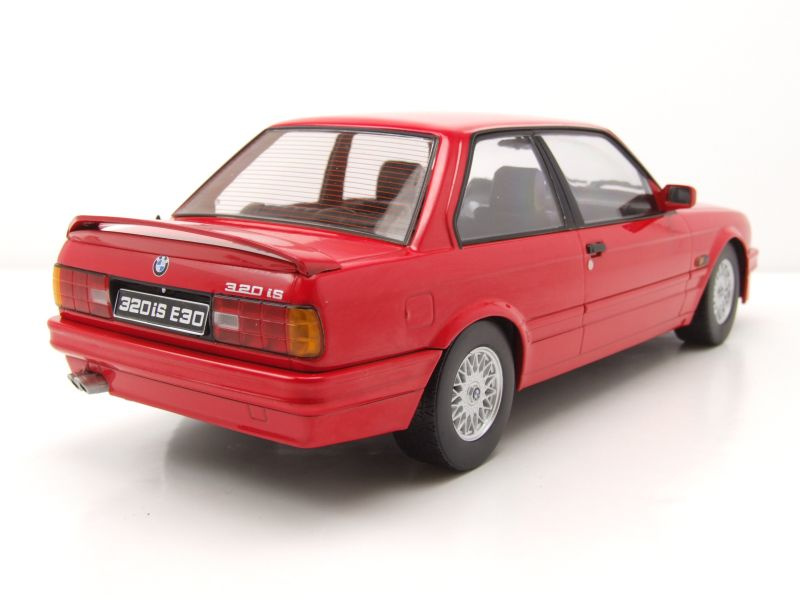BMW 320 iS E30 Italo M3 1989 rot Modellauto 1:18 KK Scale