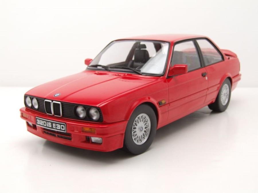 BMW 320 iS E30 Italo M3 1989 rot Modellauto 1:18 KK Scale