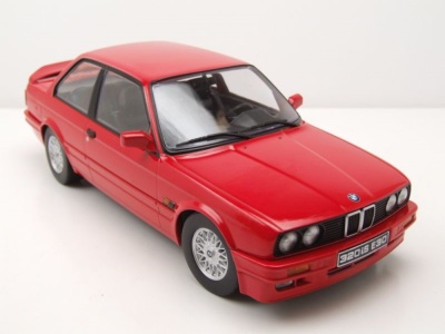 BMW 320 iS E30 Italo M3 1989 rot Modellauto 1:18 KK Scale