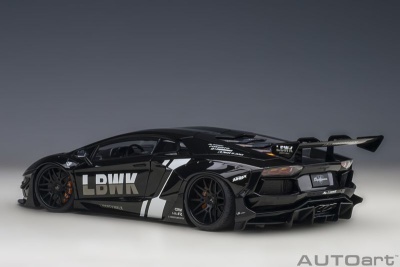 Lamborghini Aventador Liberty Walk LB-Works Limited Edition schwarz Modellauto 1:18 Autoart