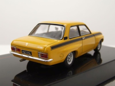 Opel Ascona A Tuning 1973 gelb Modellauto 1:43 ixo models