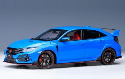 Honda Civic Type R FK8 2021 racing blau metallic Modellauto 1:18 Autoart