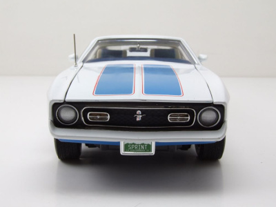 Ford Mustang Fastback Class of 1972 weiß Modellauto 1:18 Auto World