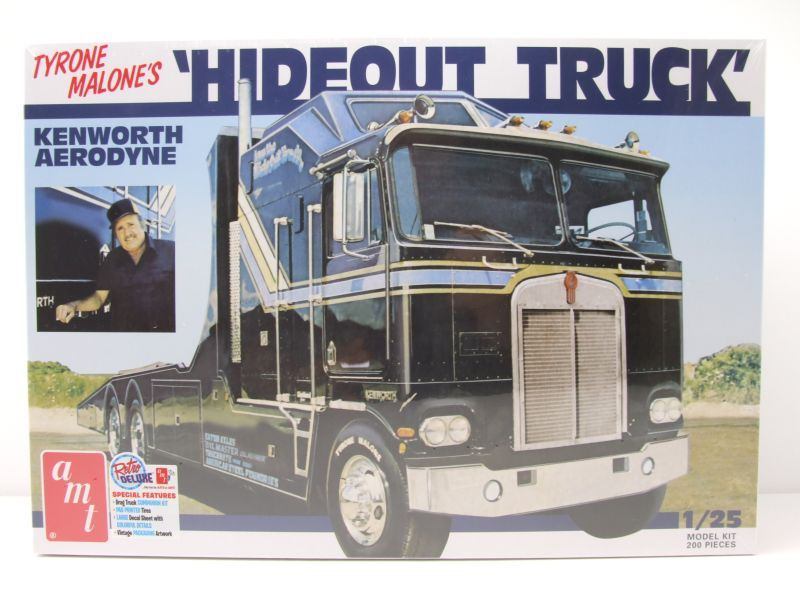 Kenworth Aerodyne Tyrone Malone Hideout Truck Kunststoffbausatz Modellauto 1:25 AMT