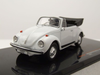 VW Käfer 1302 LS Cabrio 1971 weiß Modellauto 1:43 ixo models