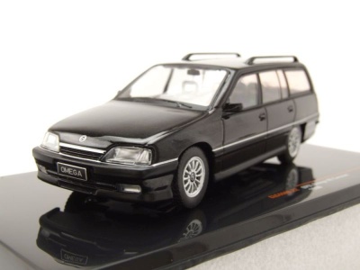 Opel Omega A2 Caravan Kombi 1990 schwarz Modellauto 1:43...