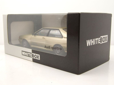 Audi Quattro 1981 beige Modellauto 1:24 Whitebox