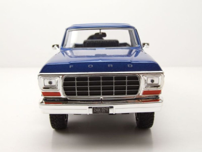 Ford Bronco Pick Up 1978 blau silber Modellauto 1:24 Motormax