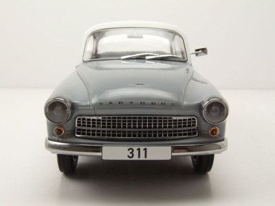 Wartburg 311 1959 grau weiß Modellauto 1:18 MCG
