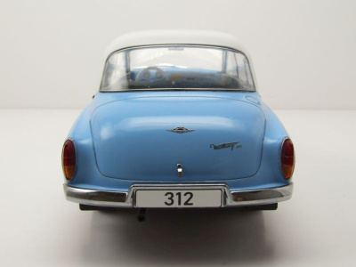 Wartburg 312 1965 hellblau weiß Modellauto 1:18 MCG