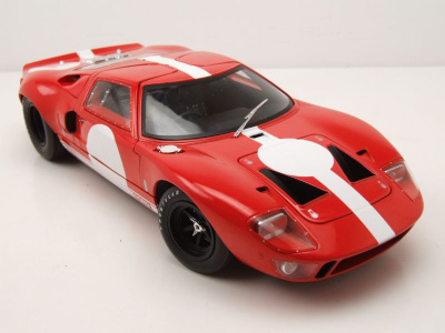 Ford GT40 1968 rot weiß Modellauto 1:18 Solido