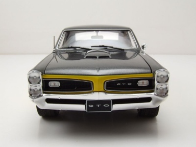 Pontiac GTO Restomod 1966 gelb schwarz Modellauto 1:18 Acme