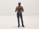 Figur Campers 1 Mann mit Sonnenbrille und Dose für 1:18 Modelle American Diorama