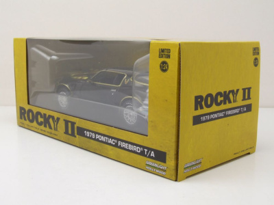 Pontiac Firebird Trans Am 1979 schwarz Rocky 2 Modellauto 1:24 Greenlight Collectibles