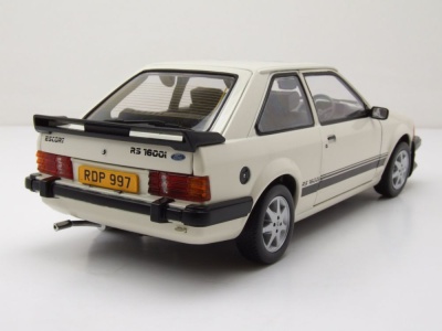 Ford Escort RS 1600i RHD 1984 weiß Modellauto 1:18 Sun Star