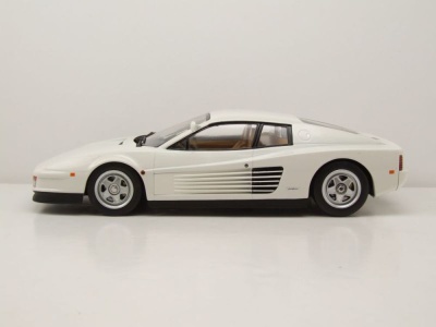 Ferrari Testarossa Monospecchio 1984 weiß Modellauto 1:18 KK Scale