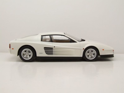 Ferrari Testarossa Monospecchio 1984 weiß Modellauto 1:18 KK Scale