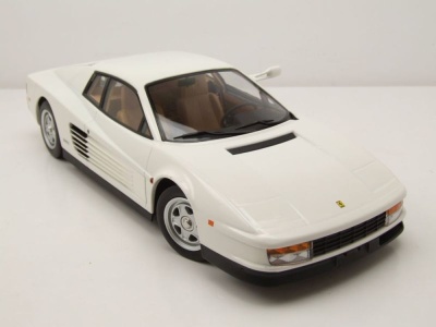 Ferrari Testarossa Monospecchio 1984 weiß Modellauto 1:18 KK Scale