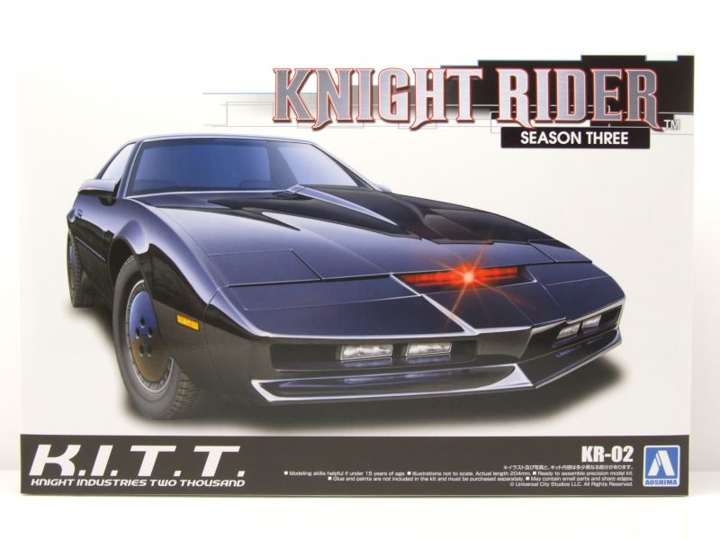 Pontiac Firebird Knight Rider 2000 KITT K.I.T.T Staffel 3 Bausatz Modellauto 1:24 Aoshima
