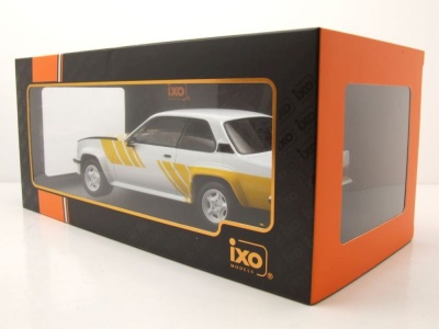 Opel Ascona B 400 1982 weiß gelb Modellauto 1:18 ixo models