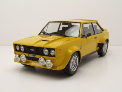 Fiat 131 Abarth 1980 gelb Modellauto 1:18 ixo models