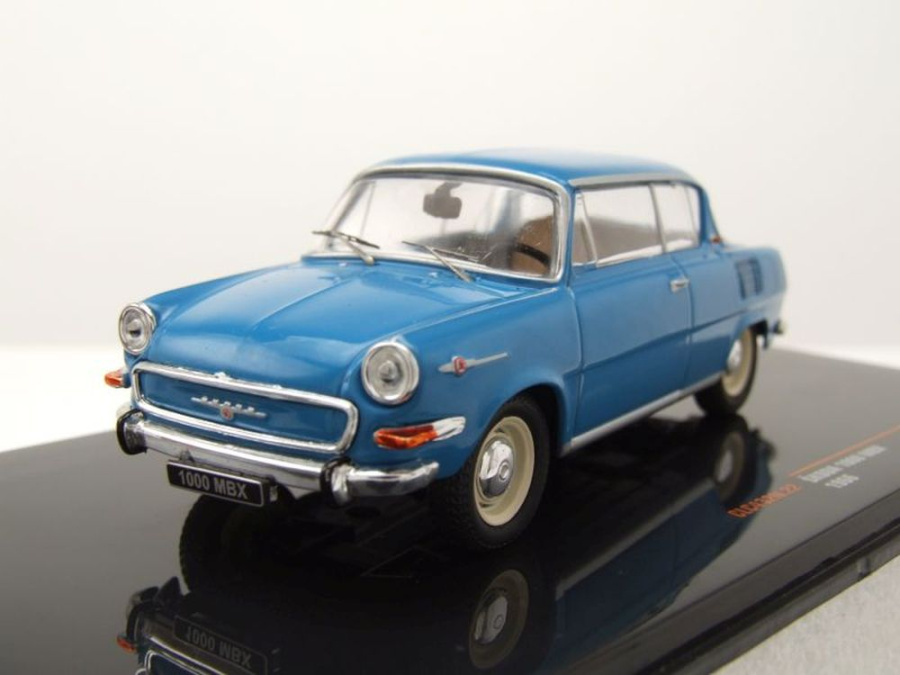 Original Skoda Scala Modellauto 1:43 Race-Blau-Metallic Accessoires  Sammlermodell