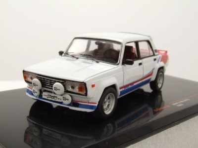 Lada 2105 VFTS 1983 weiß rot blau Modellauto 1:43 ixo models