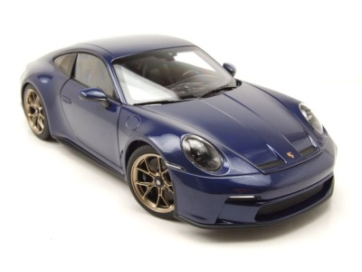 Porsche 911 (992) GT3 Touring 2021 dunkelblau metallic Modellauto 1:18 Norev