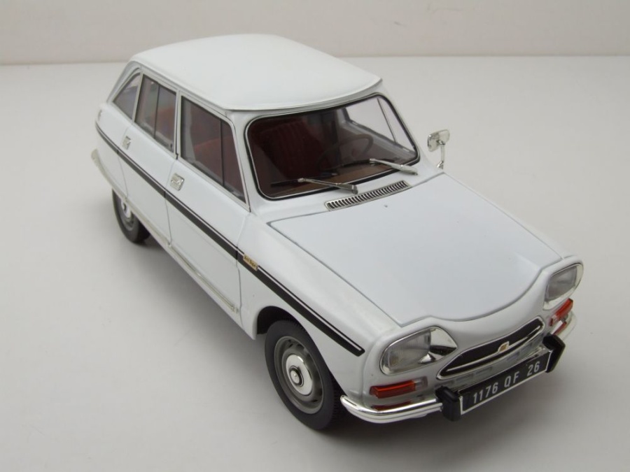 Modellauto Citroen Ami Super 1974 weiß 1:18 Norev bei