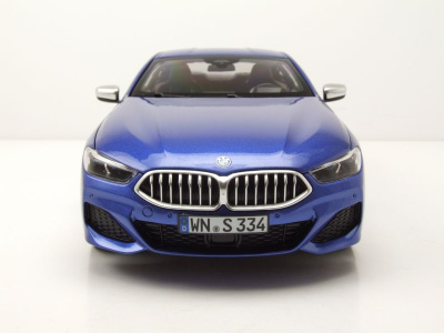 BMW M850I 2019 blau metallic Modellauto 1:18 Norev