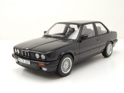 BMW 325i E30 1988 schwarz metallic Modellauto 1:18 Norev