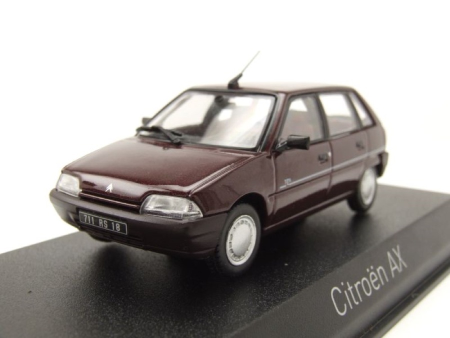 Modellauto Citroen AX TEN 1992 rot 1:43 Norev bei Modellautocenter