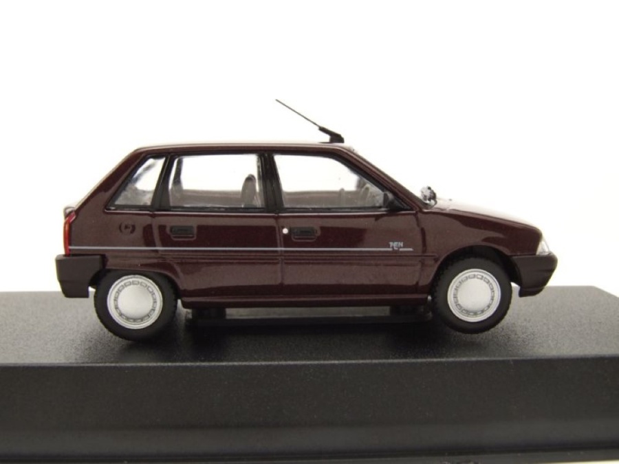 Modellauto Citroen AX TEN 1992 rot 1:43 Norev bei Modellautocenter