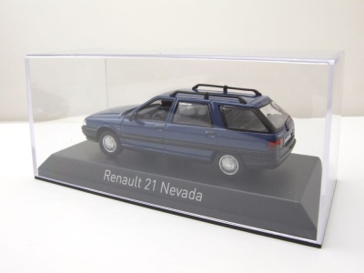 Renault 21 Nevada 2018 blau Modellauto 1:43 Norev