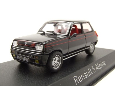 Renault 5 Alpine 1977 schwarz Modellauto 1:43 Norev