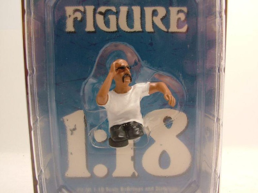 Fahrer Figur George für 1:18 Modelle American Diorama
