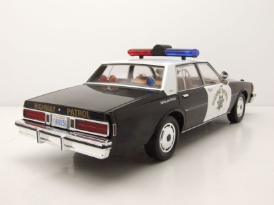 Chevrolet Caprice California Highway Patrol Police 1989 schwarz weiß Modellauto 1:18 Greenlight Collectibles