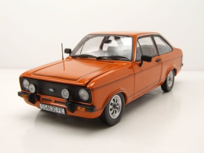 Ford Escort MK2 Sport RHD 1975 orange Modellauto 1:18 Sun...