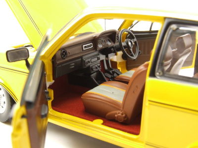 Ford Escort MK2 Sport RHD 1975 gelb Modellauto 1:18 Sun Star