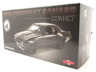 Chevrolet Camaro Street Fighter Convict 1969 schwarz Modellauto 1:18 Acme