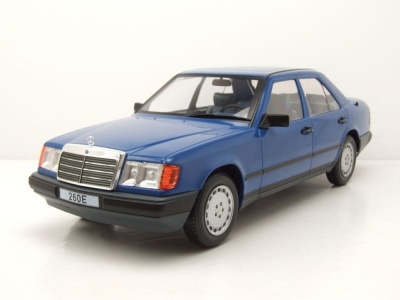 Mercedes 260 E W124 1984 dunkelblau Modellauto 1:18 MCG