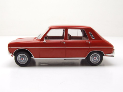 Simca 1100 1969 rot Modellauto 1:24 Whitebox