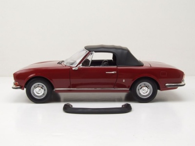 Peugeot 504 Cabrio 1969 rot Modellauto 1:18 Norev