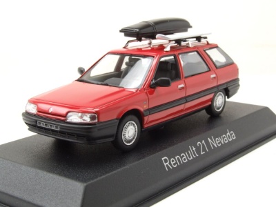 Renault 21 Nevada 1989 rot mit Dachgepäckträger...